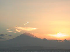 夕暮れの富士山(5k) 