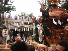 菊名神社の秋祭り(16k) 